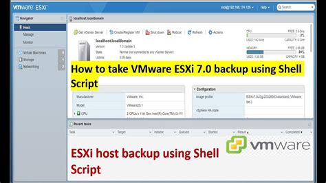 vmware esxi shell